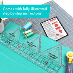 60 degree Double Strip Ruler